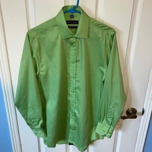 Light green dress shirt - size medium